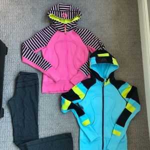 Lululemon Bundle of 2 Size 2 Scuba Hoodie Jacket